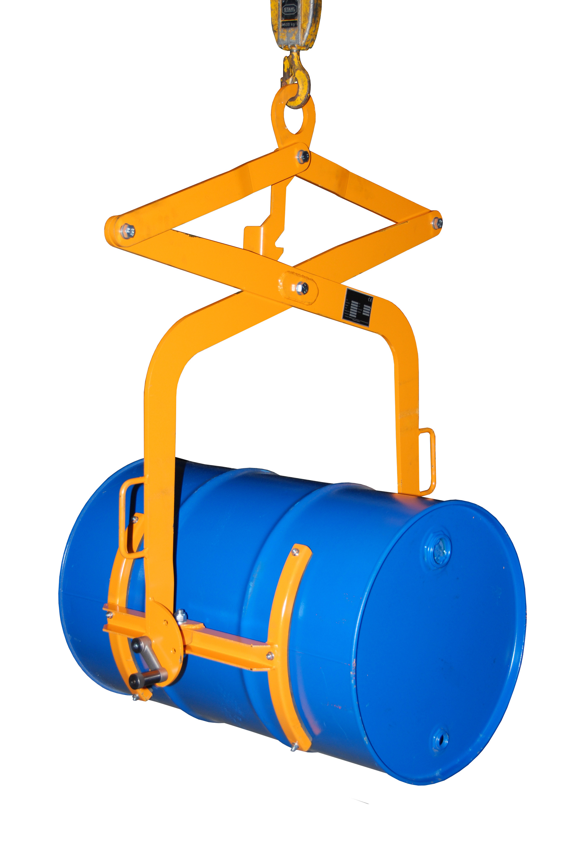 Fasswendezange Typ FWZ RAL 2000 Gelborange